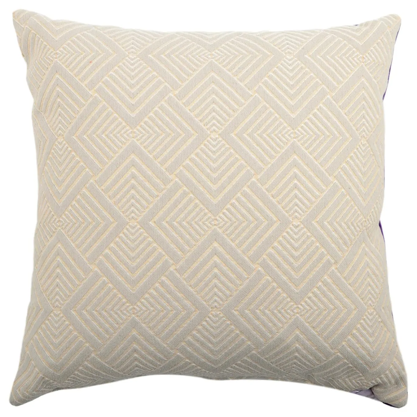 Cuscino Quadrato Carrè T in tessuto jacquard