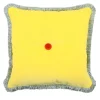Cuscino Quadrato Giallo POPHUG di Pistacchio&Caffé