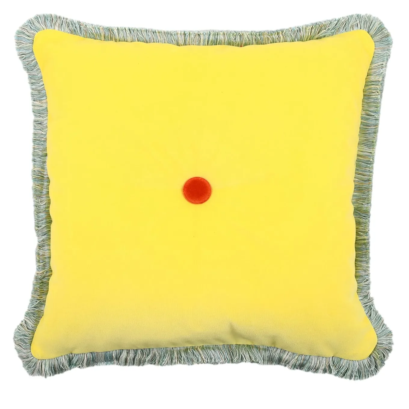 Cuscino Quadrato Giallo POPHUG di Pistacchio&Caffé