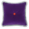 Cuscino Quadrato Viola POPHUG di Pistacchio&Caffé