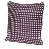 Cuscino Quadretti Maroon