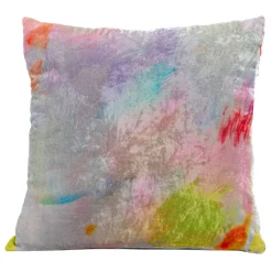Cuscino Rainbow Dream in Velluto di Seta Multicolore di Coralla #2