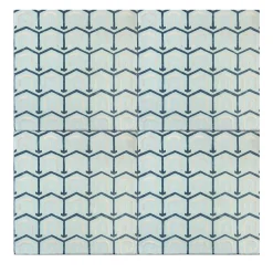 Daamè Set di 25 piastrelle quadrate di colore azzurro #2
