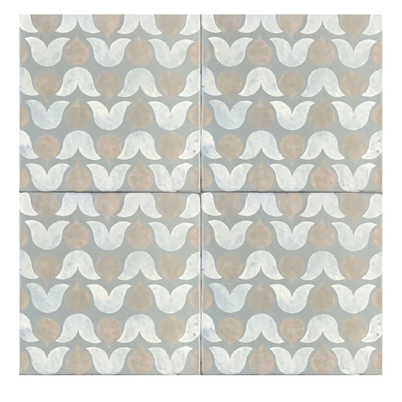 Daamè Set di 25 piastrelle quadrate grigie #2