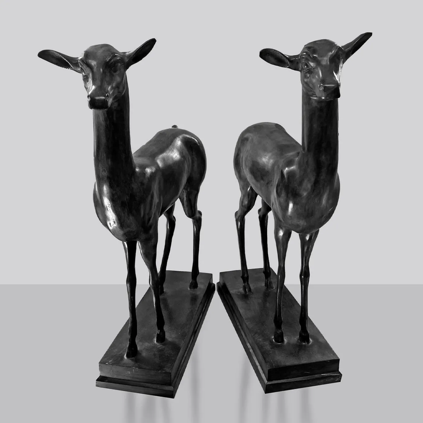 Daini Piccoli Coppia di Sculture