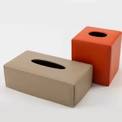 Daisy Seta Beige Scatola rettangolare per fazzoletti di carta