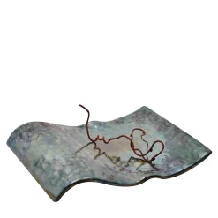 Decorazione da tavolo Onda in Raku di Nino Basso
