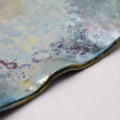 Decorazione da tavolo Onda in Raku di Nino Basso