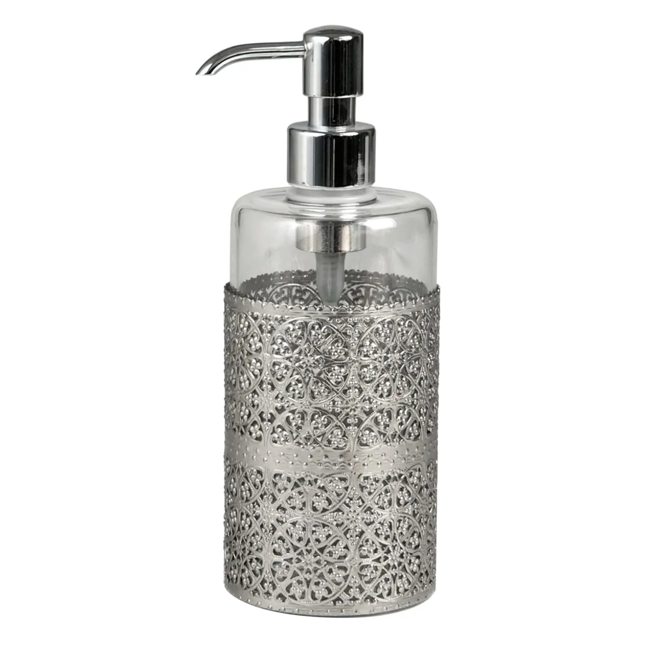 DISPENSER DI SAPONE MARBELLA - ARGENTO