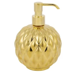 DISPENSER DI SAPONE ROTONDO BLACK TIE - ORO #2