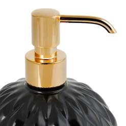 DISPENSER DI SAPONE ROTONDO BLACK TIE - NERO