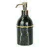 Dispenser in vetro ispirato al marmo Portoro