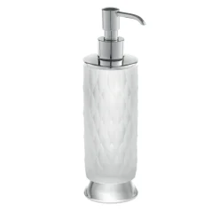 Dispenser per sapone con motivo esagonale