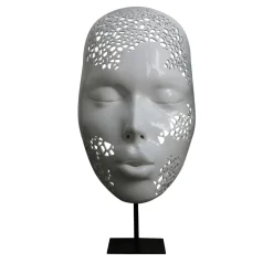 Donna MASCHERATI Scultura Bianca