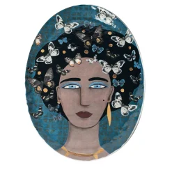 DONNE FIORITE Vassoio ovale Shamsi