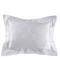 Federa rettangolare Waldorf Boudoir a fantasia bianca