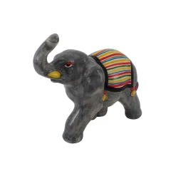 Figurina di elefante grigio