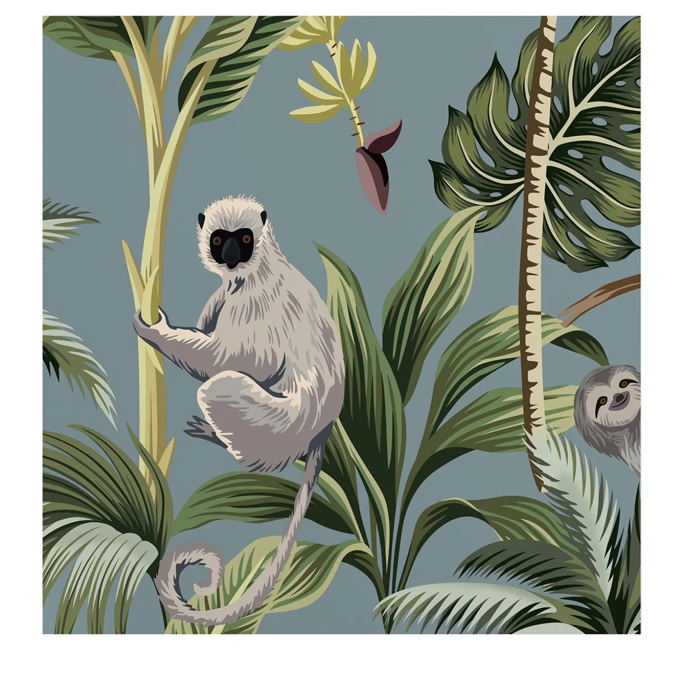 Foresta tropicale, giungla, carta da parati