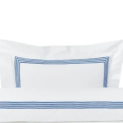 Four Generations Bianco e blu brillante US King Sham