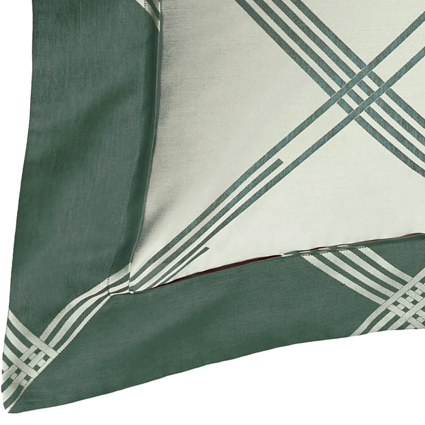 Four Generations Jacquard Huntergreen US Standard Sham