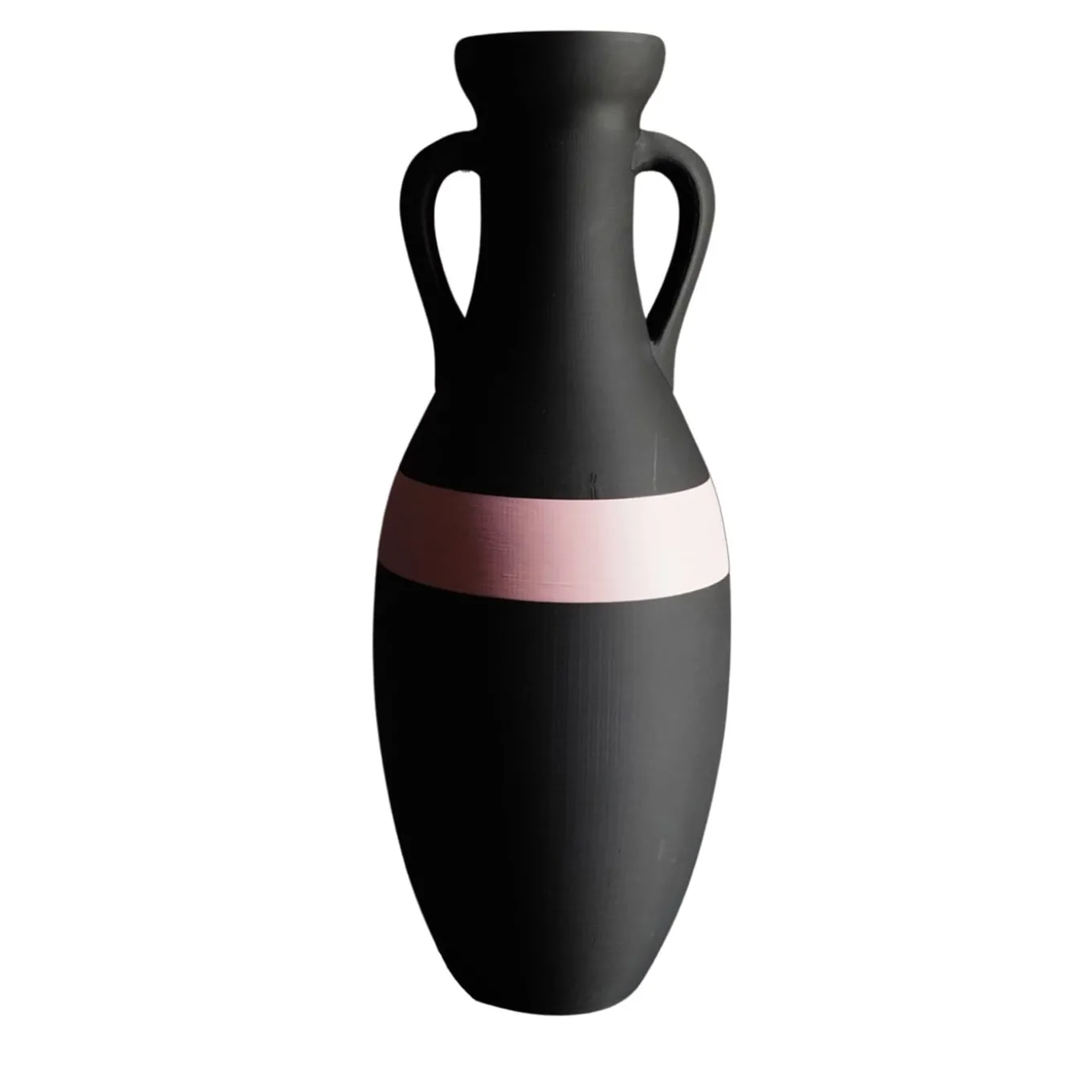 Giulio Cesare Anfora XL nera e rosa #1