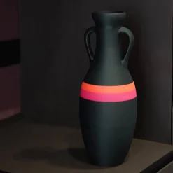 Giulio Cesare XL Anfora nera fucsia e arancione #2