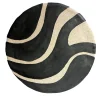 Gob 12 Piatto in Ceramica Bianco e Nero