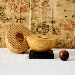 Grande Oggetto Decorativo in Legno a Edizione Limitata Uovo n.12