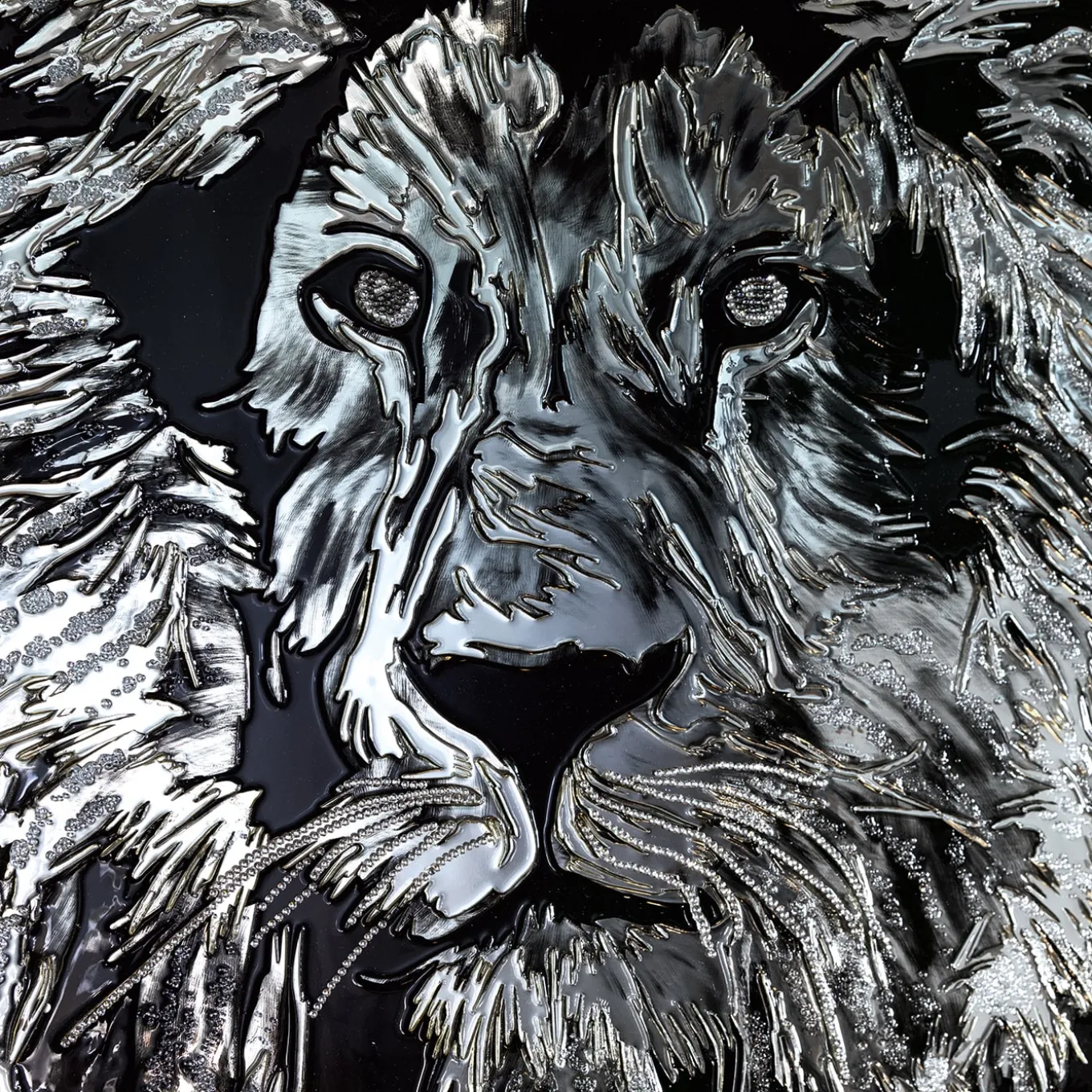 Il Re Leone dipinto da Nadezhda Olefir