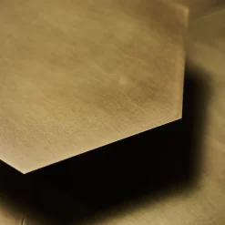 Infinito Set di 20 piastrelle esagonali in ottone dall'aspetto trasandato