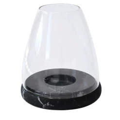 Lanterna in marmo nero Marquina