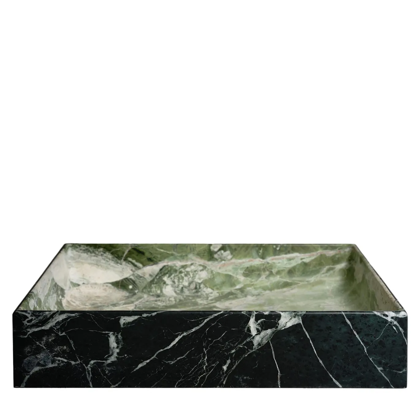 Lavabo Blessed Square in Verde Alpi e Artik Green