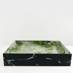 Lavabo Blessed Square in Verde Alpi e Artik Green