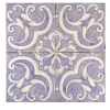 Lilla Saponaria Set di 4 piastrelle #5