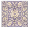 Lilla Saponaria Set di 4 piastrelle #7