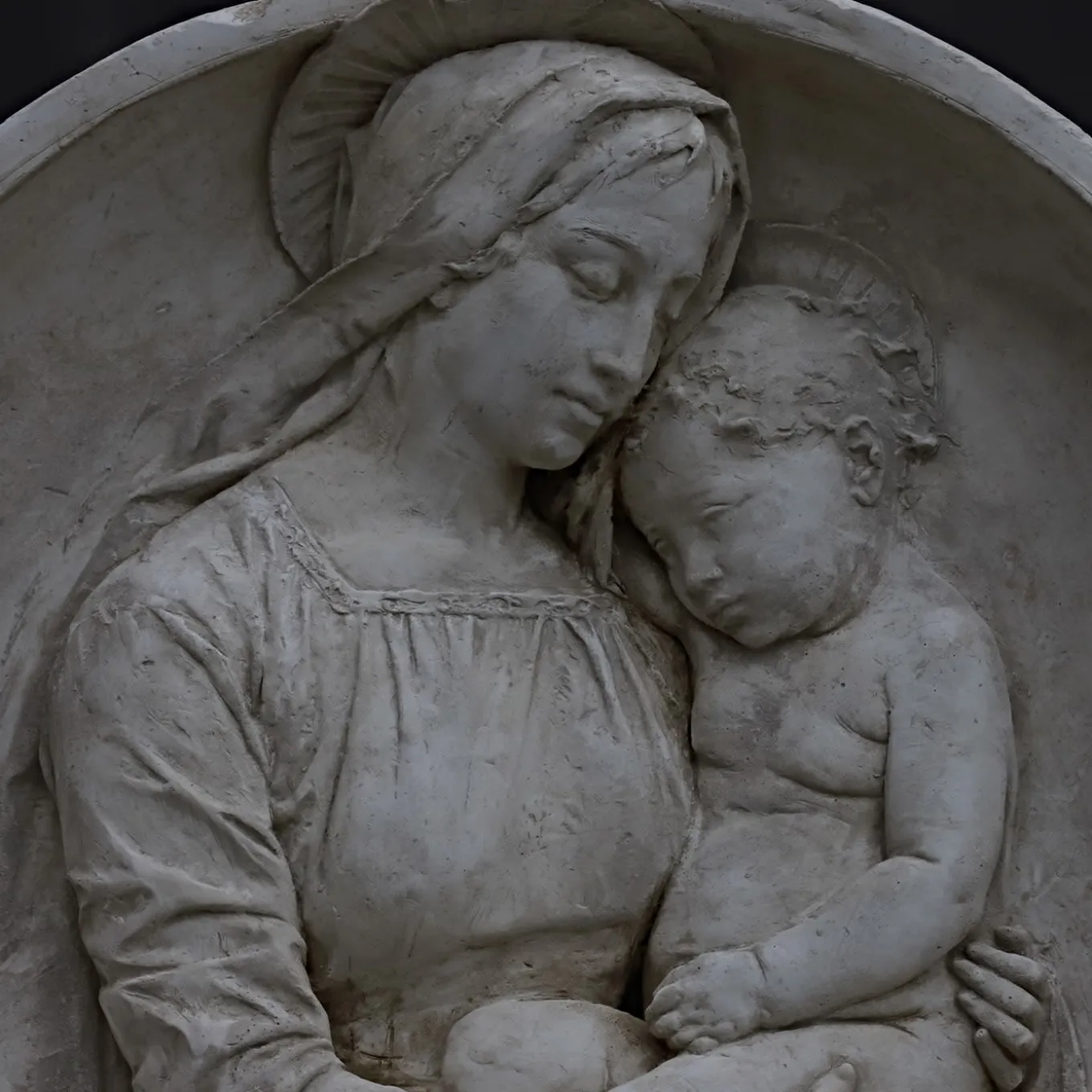 Madonna con Bambino Tondo a basso rilievo