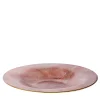 Marmo Piatto grande rosa con oro