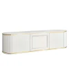 Mobile da Bagno Bianco con 2 Ante e 1 Cassetto