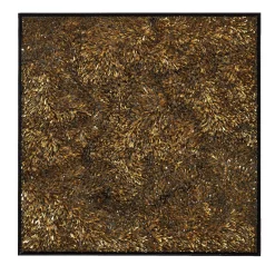 Movimento N255 Pannello Decorativo In Vetro Oro