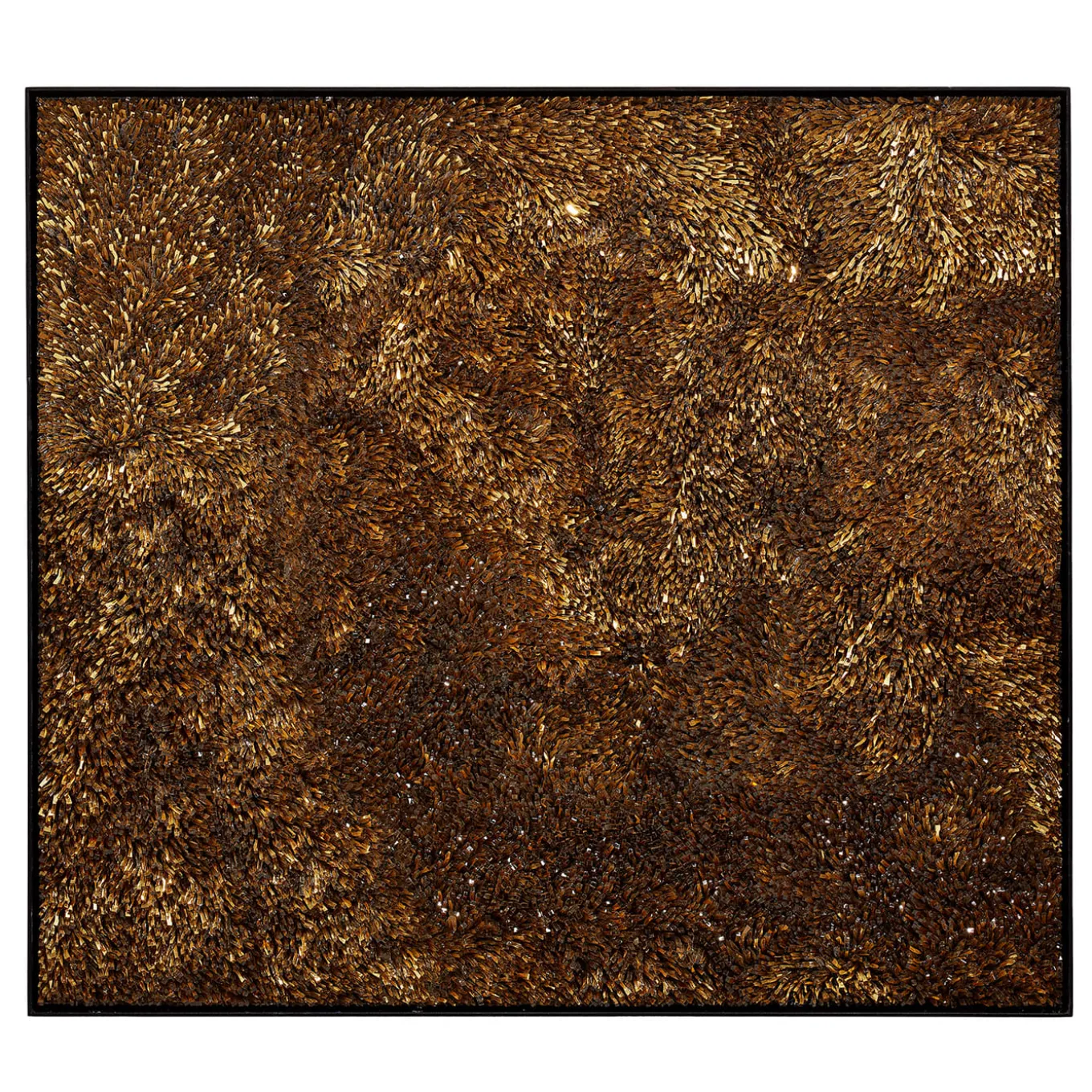 Movimento N262 Pannello Decorativo In Vetro Oro