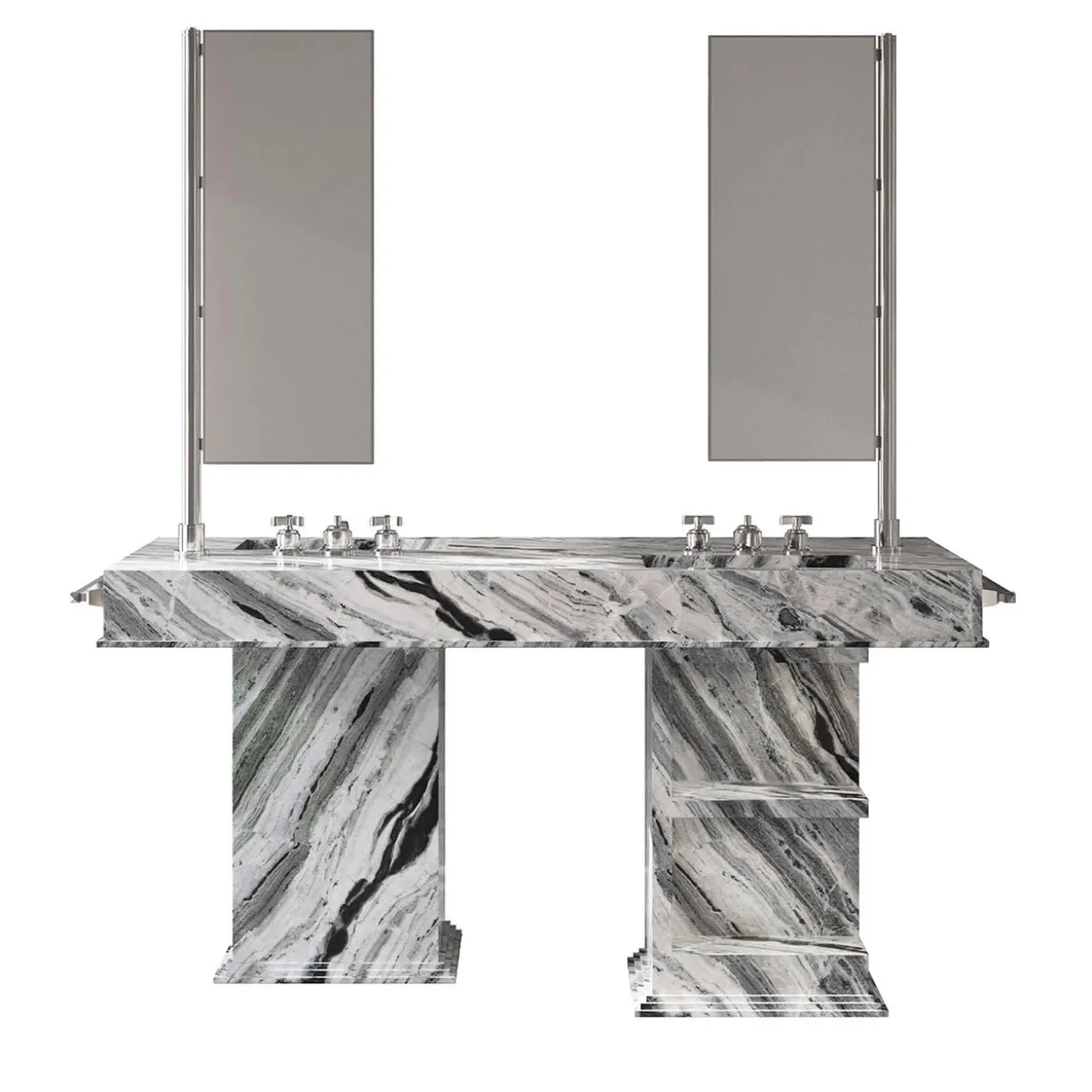 My Love Water Vanity Master in Gres Porcellanato Finitura River Jade