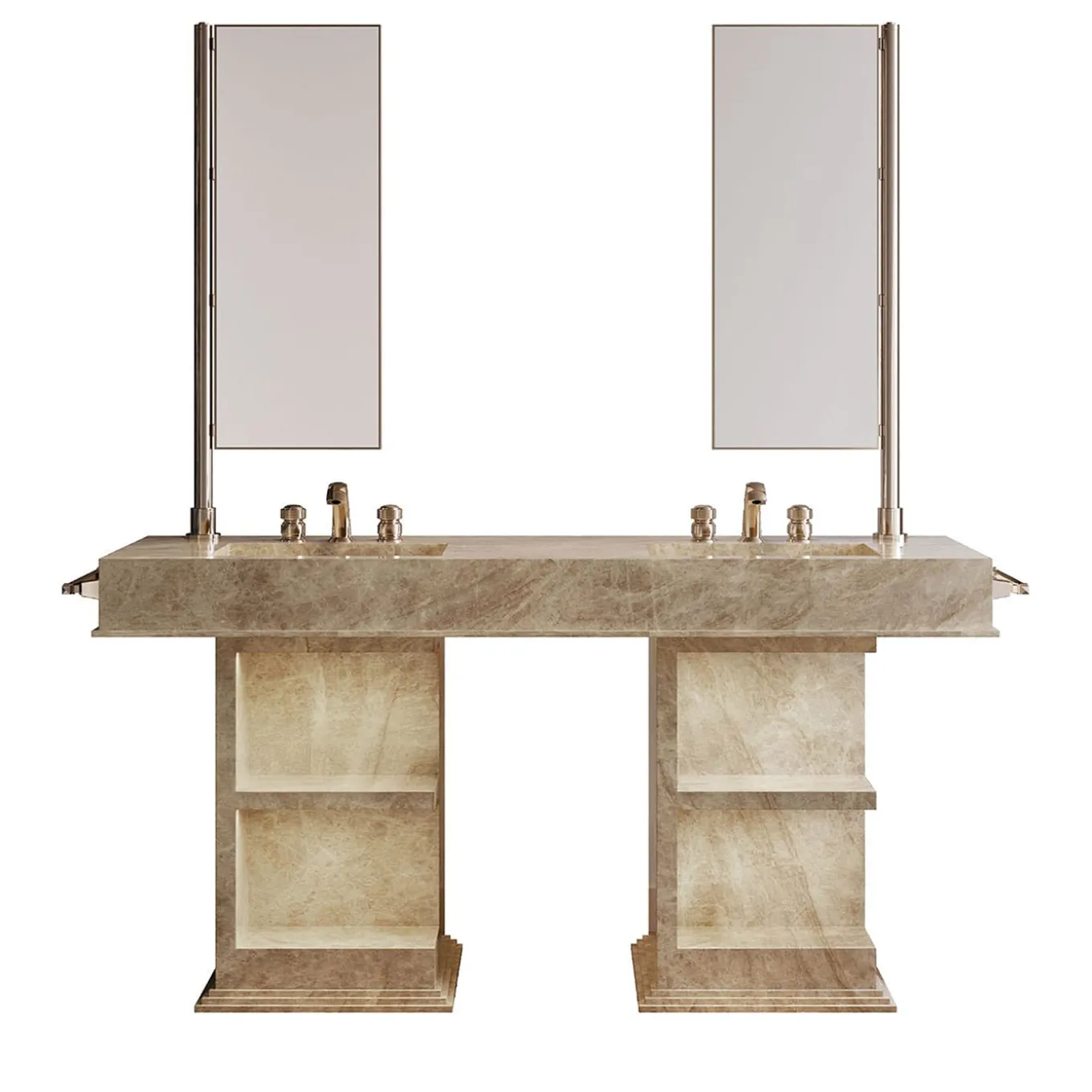 My Love Water Vanity Medium in Gres Porcellanato Taj Mahal
