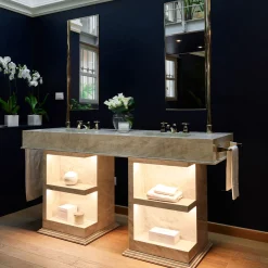 My Love Water Vanity Medium in Gres Porcellanato Taj Mahal
