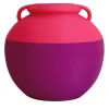 Numa Pompilio L Anfora bicolore viola e rosa
