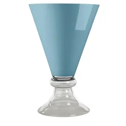 Nuovo romantico vaso blu
