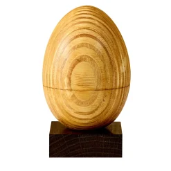 Oggetto decorativo in legno in edizione limitata Uovo #5