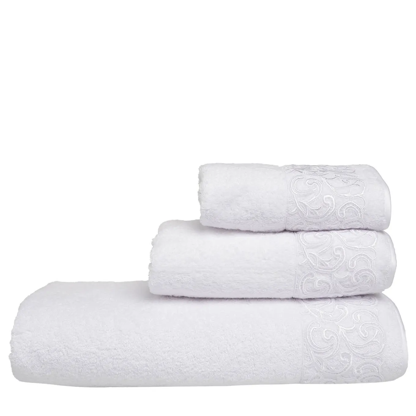 Olimpia Set di 3 asciugamani da bagno
