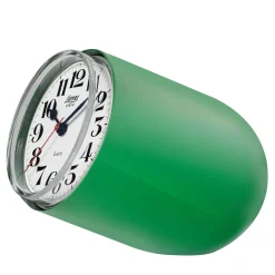 Orologio da Tavolo in Acciaio Verde Static di Richard Sapper