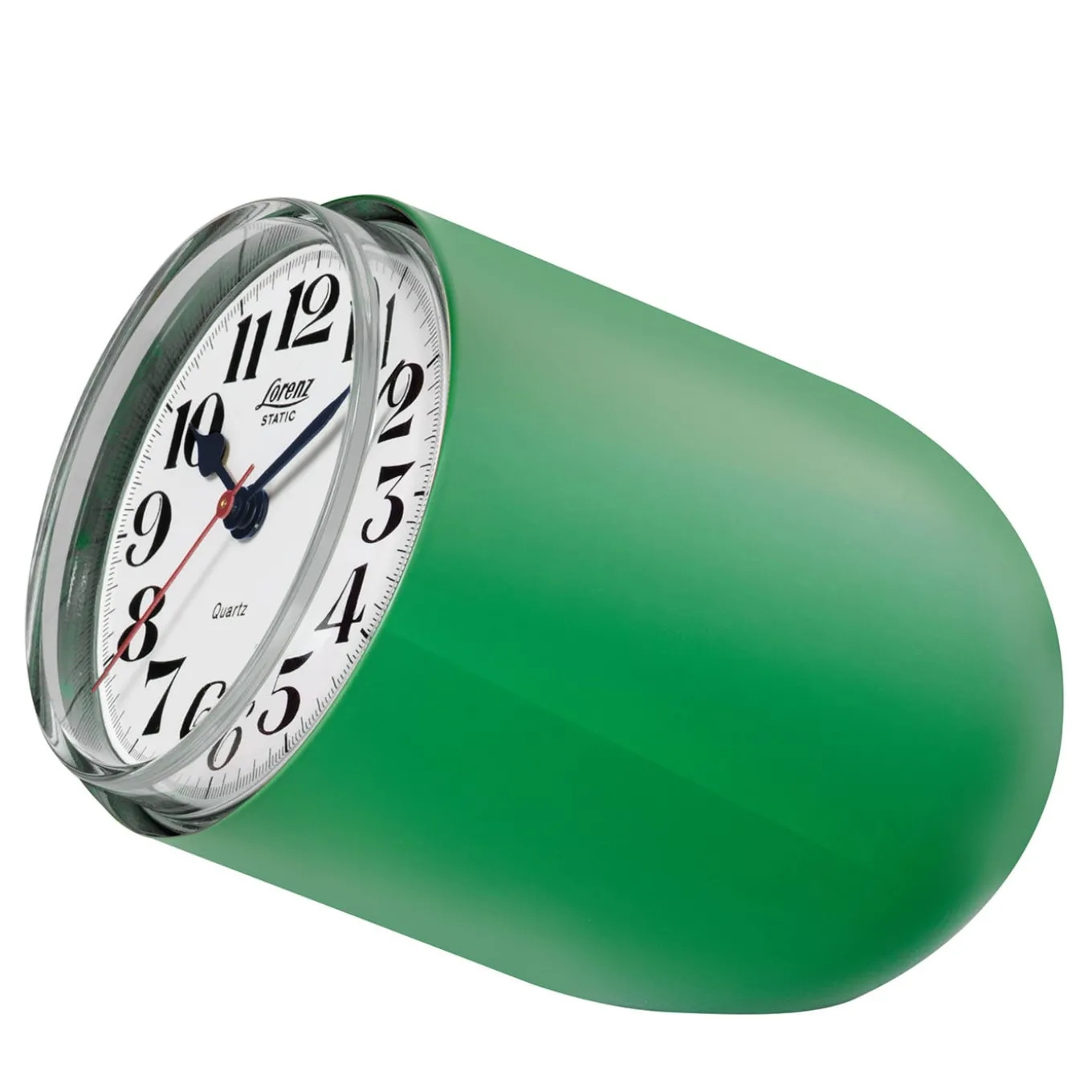 Orologio da Tavolo in Acciaio Verde Static di Richard Sapper