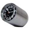 Orologio da tavolo in argento statico di Richard Sapper